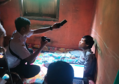 Pelayanan Perekaman KTP Elektronik Jemput Bola bagi Penyandang Disabilitas di Desa Mekarsari