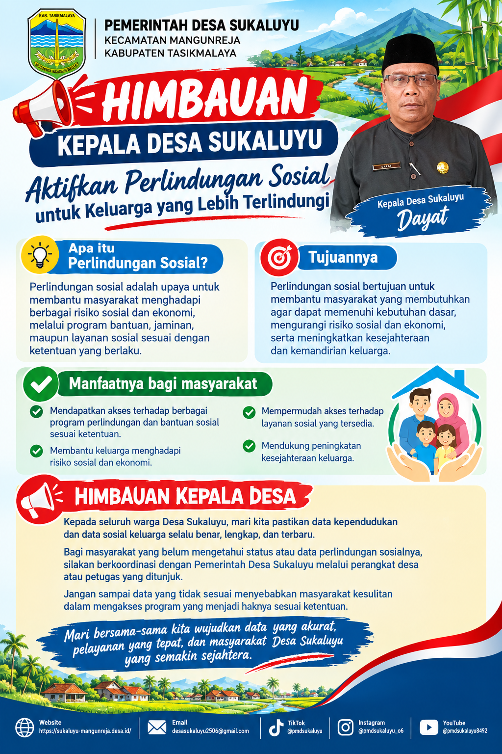 himbauan-kepala-desa-sukaluyu-perlindungan-sosial