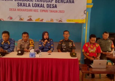 Pelatihan Penanganan Kesiapsiagaan Bencana Skala Lokal di Desa Mekarsari