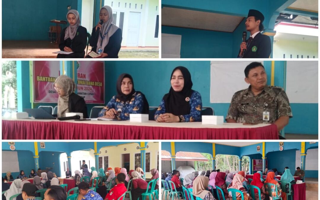 Penyerahan Mahasiswa KKN STAI Sufyan Tsauri Majenang di Desa Mekarsari