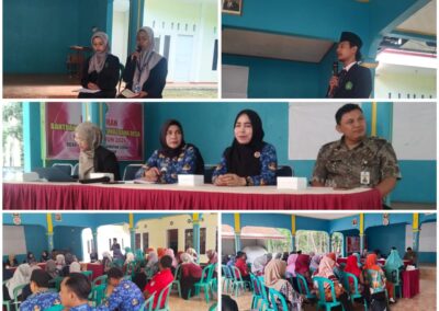 Penyerahan Mahasiswa KKN STAI Sufyan Tsauri Majenang di Desa Mekarsari