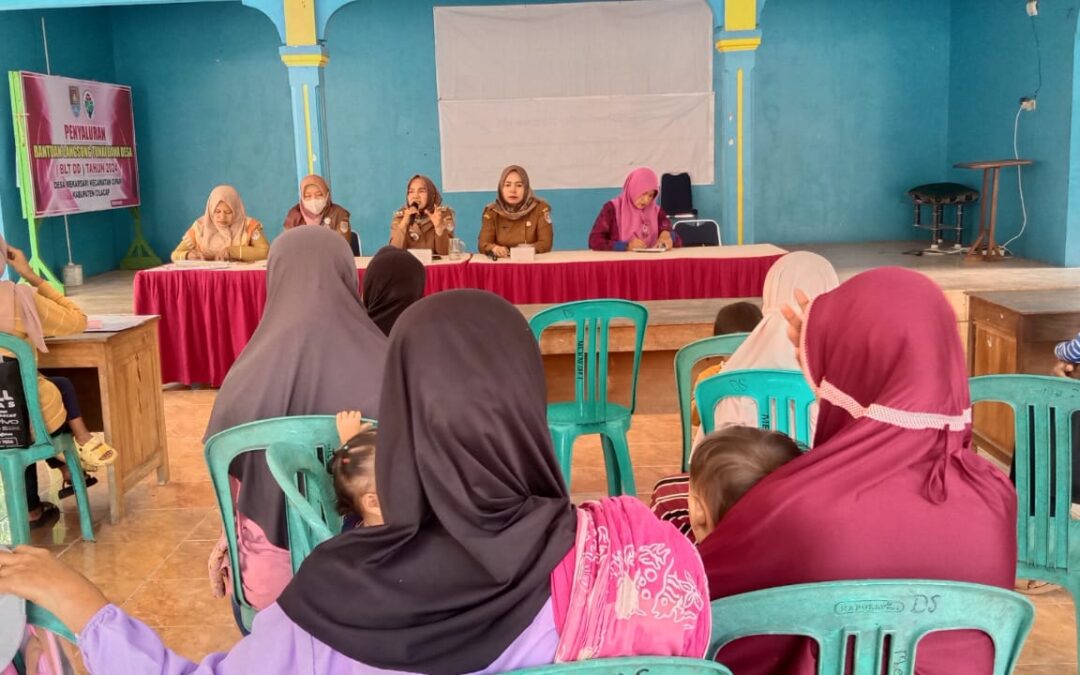 Kegiatan Launching Pemberian Makanan Tambahan untuk Balita dan Ibu Hamil di Desa Mekarsari