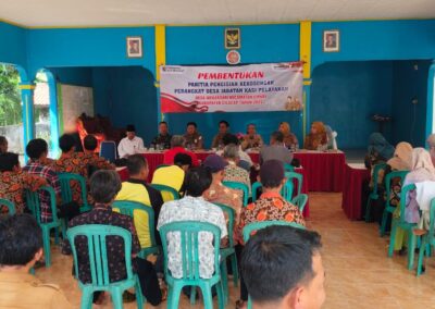 Sosialisasi dan Pembentukan Panitia Pengisian Kekosongan Perangkat Desa Mekarsari Jabatan Kasi Pelayanan
