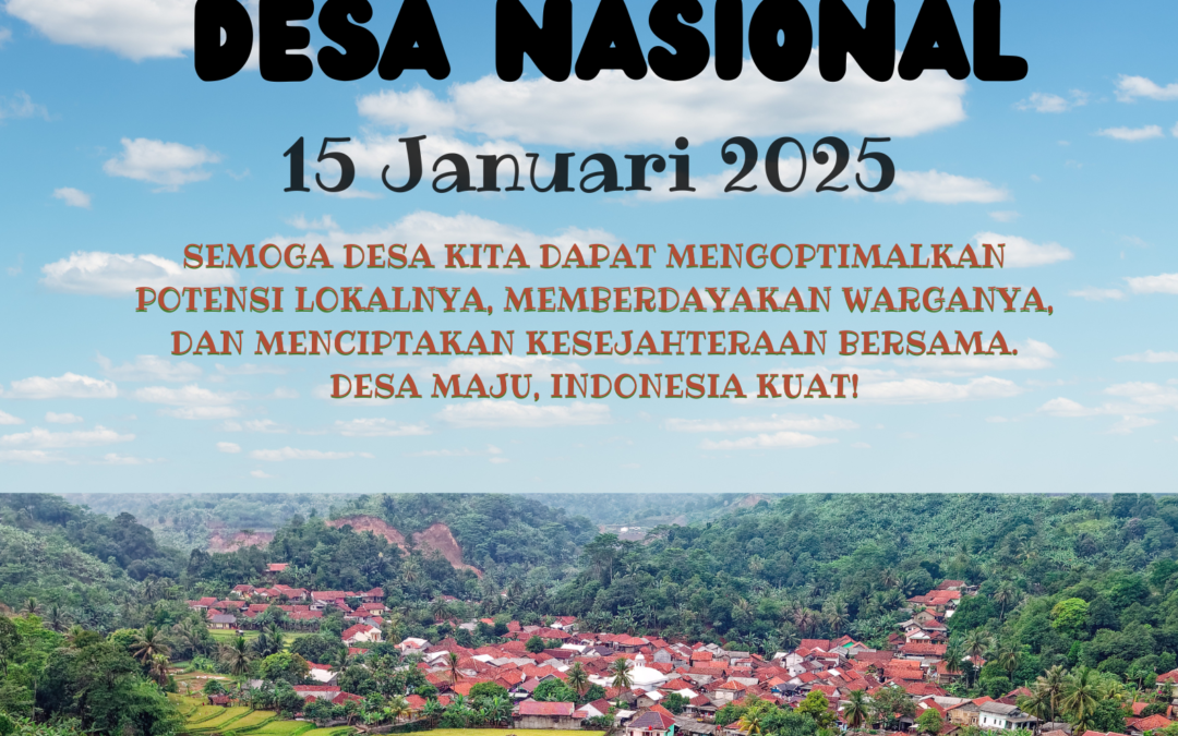 Selamat Hari Desa Nasional 15 Januari 2025