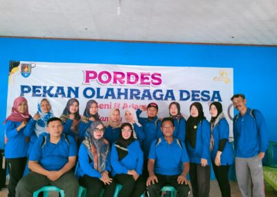 Pekan Olahraga Desa (PORDES) Meriahkan Hari Ulang Tahun Desa Mekarsari ke-36